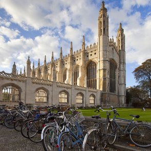 Ein Universitätsgebäude in Cambridge
