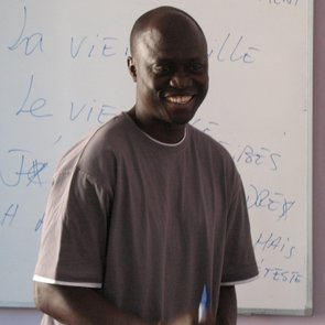 Ein Lehrer an der Sprachschule in Nizza