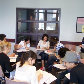 Teilnehmer im Unterricht in Manhattan