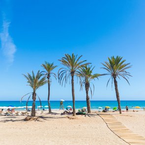 Der Strand in Alicante