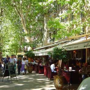 Der Cours Mirabeaux - eine der schönsten Straßen Frankreichs