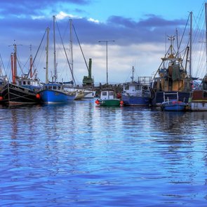 Fischerboote in Galway