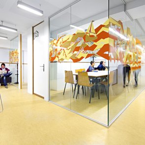 Die modernen Räume in der Sprachschule in Alicante