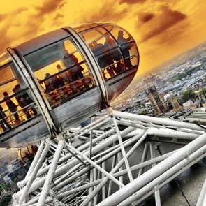 Das "London Eye" - wie viele der Top-Sehenswürdigkeiten gut erreichbar