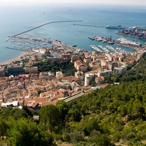 Luftbild von Salerno