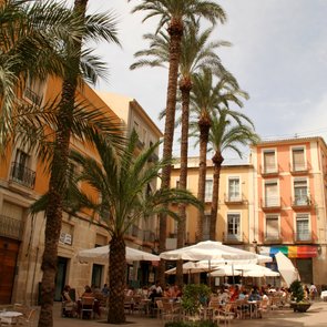 Die Innenstadt in Alicante