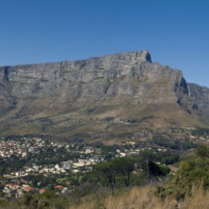 Panorama mit Tafelberg, Lions Head und Signal Hill