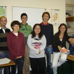 Teilnehmer der Sprachkurse